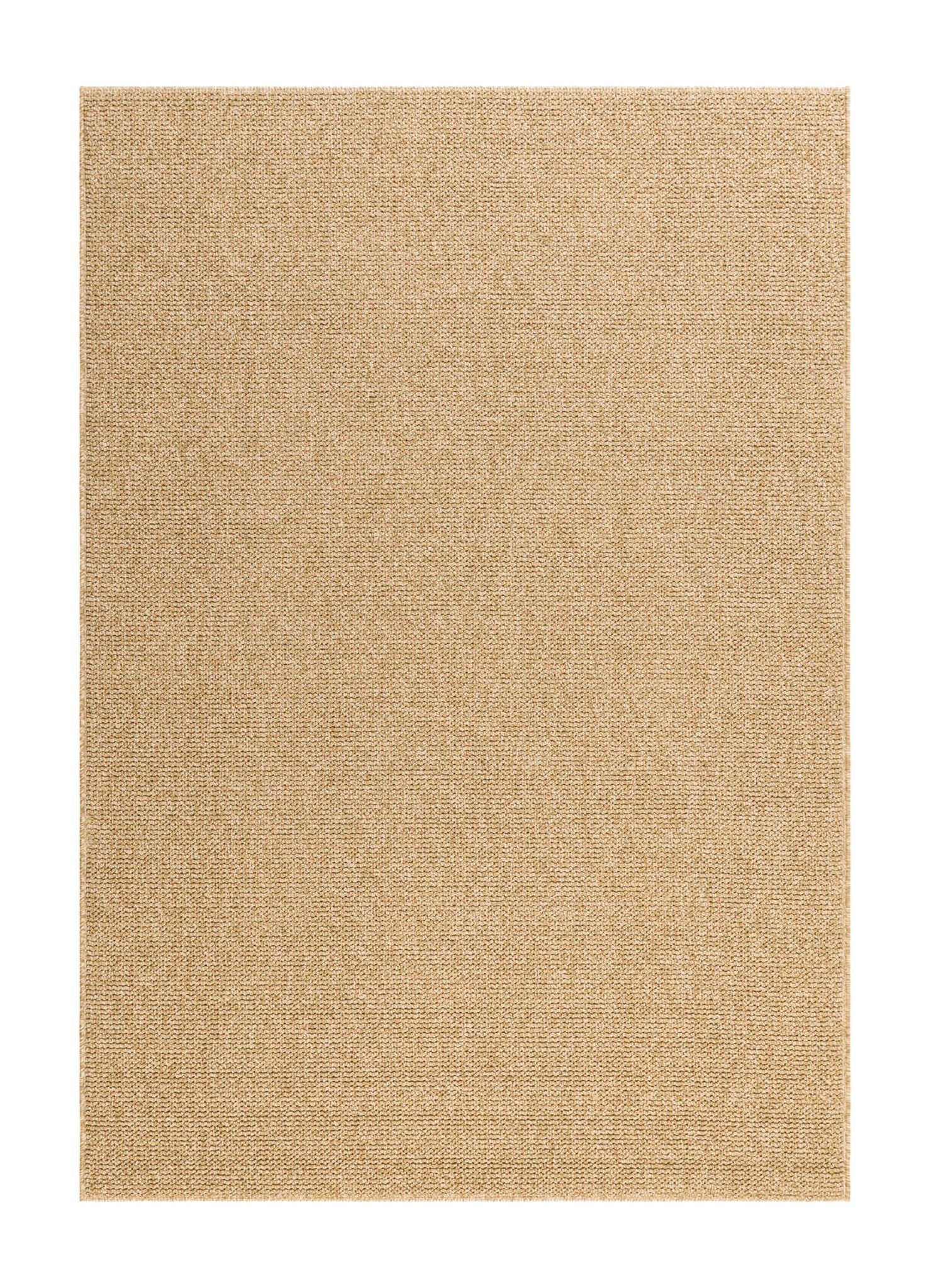 Maskinvevd teppe KM Home Capri Plain 160x230 cm Jute - jute