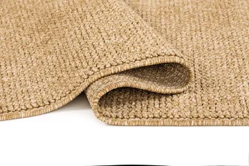 Maskinvevd teppe KM Home Capri Plain 200x290 cm Jute - jute - Tekstiler - Tepper & Matter - Store tepper