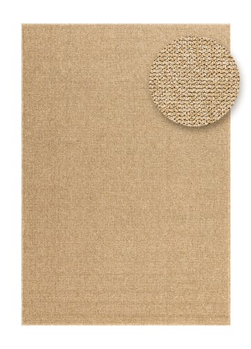 Maskinvevd teppe KM Home Capri Plain 200x290 cm Jute - jute - Tekstiler - Tepper & Matter - Store tepper