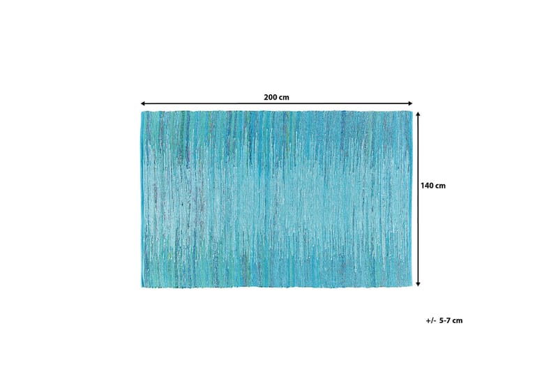 Mersin Matte 140x200 cm - Blå - Tekstiler - Tepper & Matter