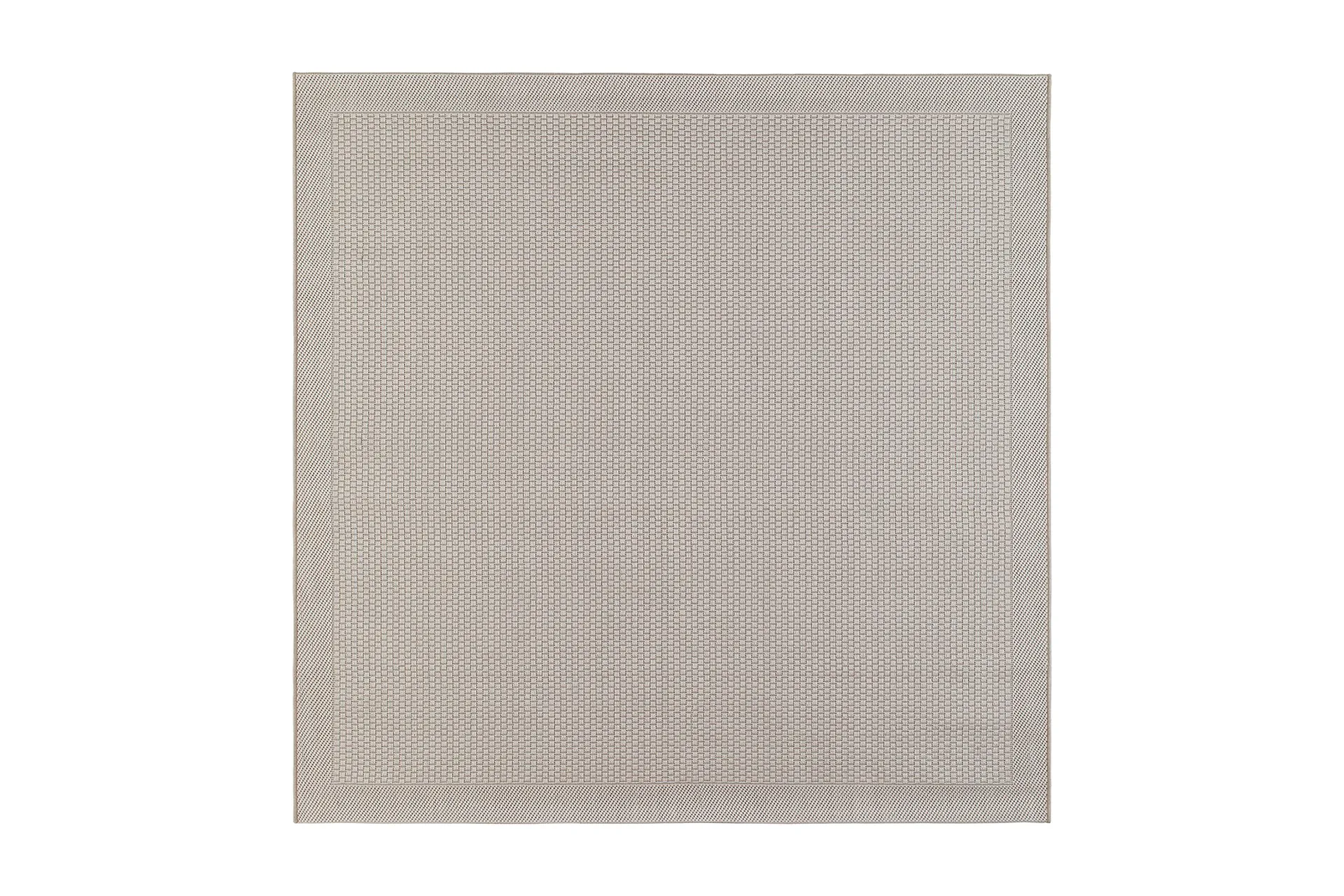 Miami Flatvevd Matte Firkantet 200x200 cm - Hvit