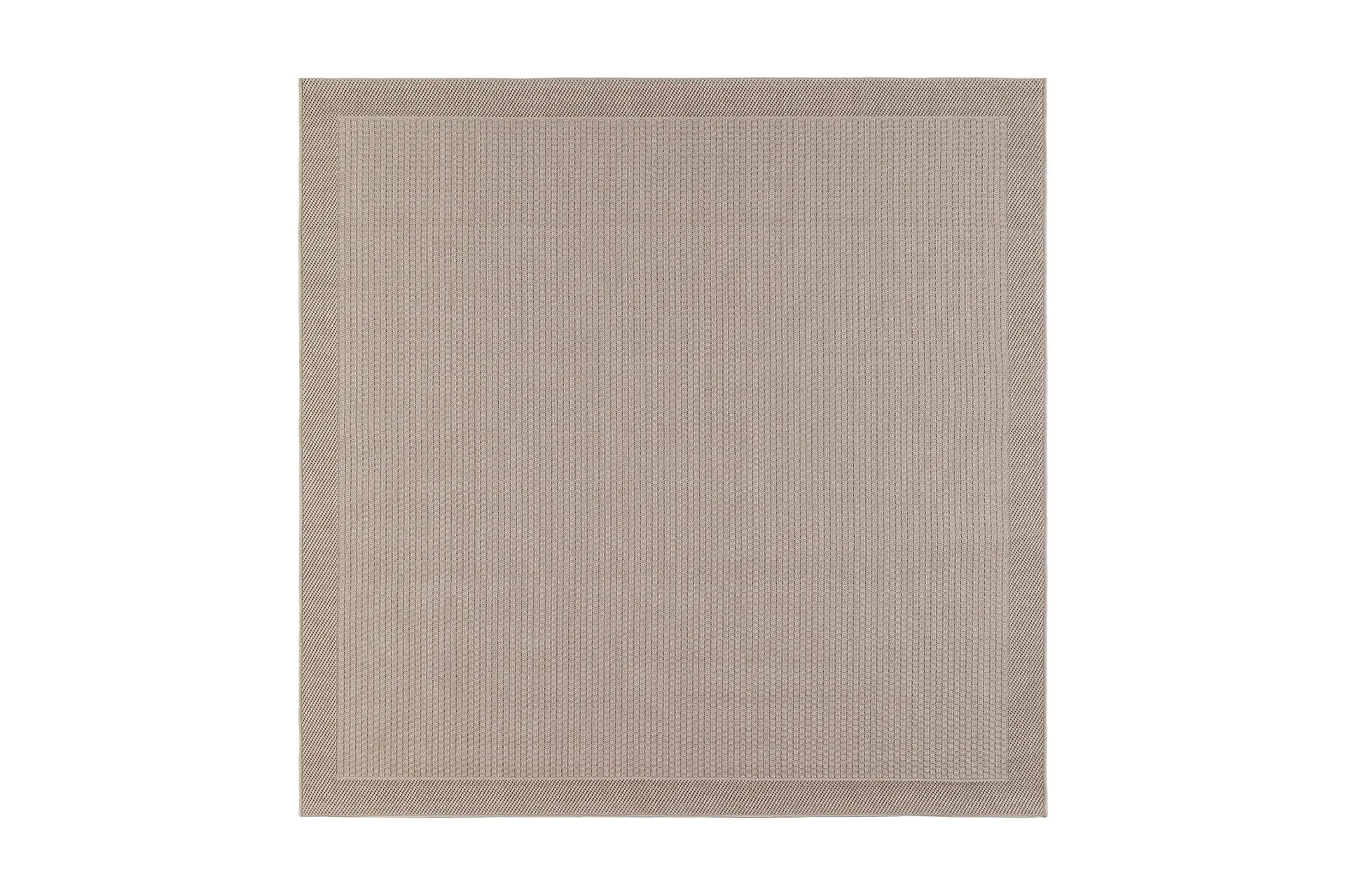 Miami Flatvevd Matte Firkantet 200x200 cm - Natur