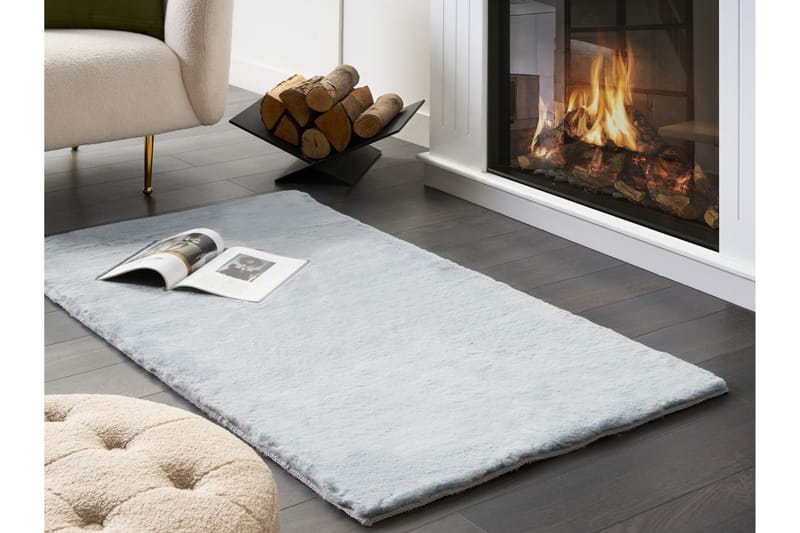 Mirpur Skinnteppe 80x150 cm - Grå - Tekstiler - Tepper & Matter - Skinn & pelstepper