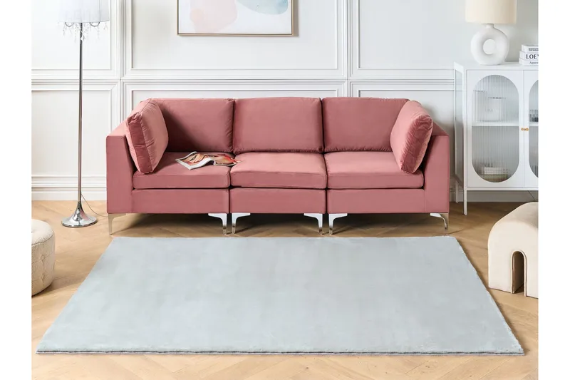 Mirpur Skinnteppe 80x150 cm - Grå - Tekstiler - Tepper & Matter - Moderne tepper - Wiltontepper