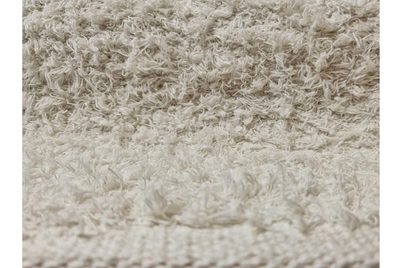 Falsterbo Bomullsmatte 75x230 cm - Hvit - Tekstiler - Tepper & Matter - Moderne tepper - Bomullstepper