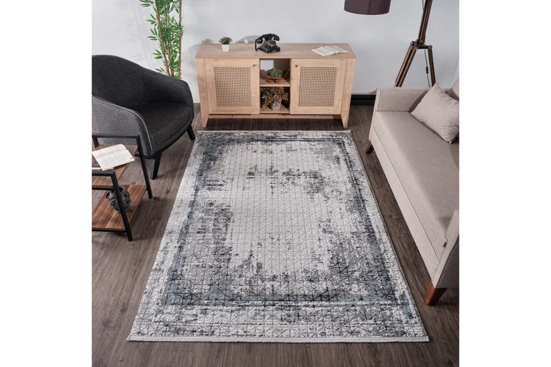 Acelya Wiltonteppe 200x290 cm Rektangulær - Mørkeblå - Tekstiler - Tepper & Matter - Moderne tepper - Friezematter