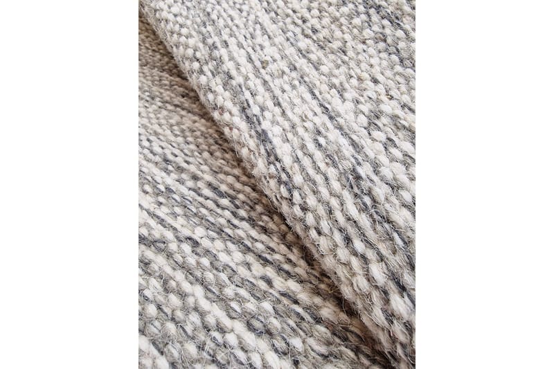 Birka Ullteppe Rund 240 cm - Sølv - Tekstiler - Tepper & Matter - Moderne tepper - Ullteppe