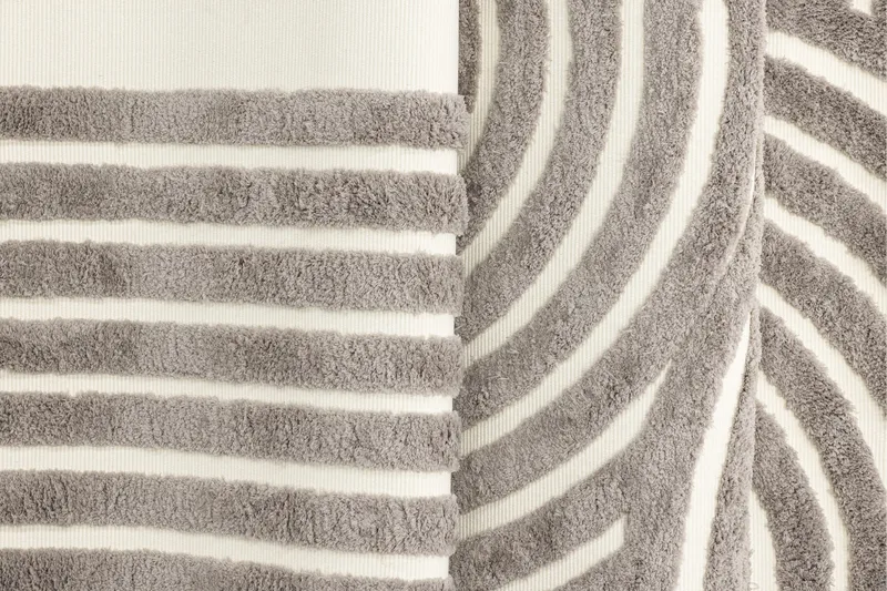 Nikita Ryeteppe 200x290 cm - Grå - Tekstiler - Tepper & Matter - Moderne tepper - Ryeteppe