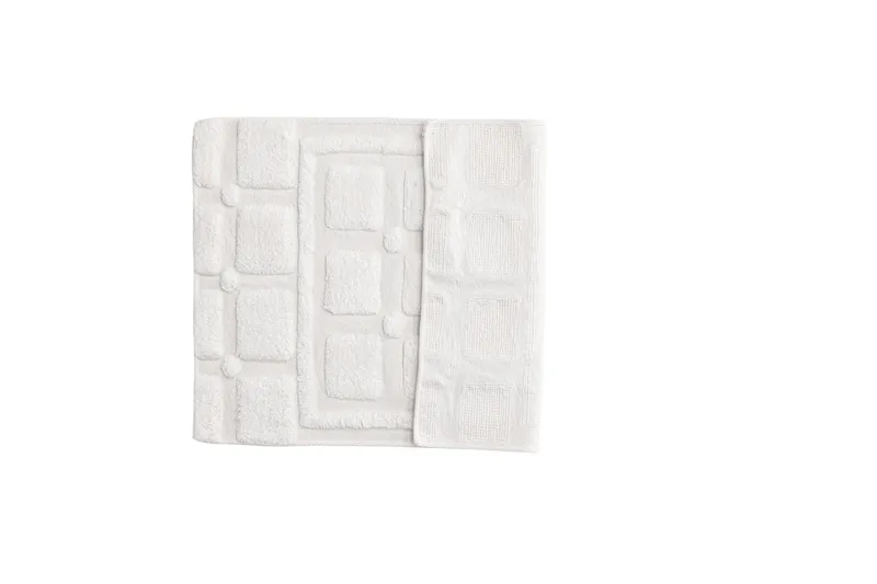 Putte Bomullsteppe 60x90 cm - Hvit - Tekstiler - Tepper & Matter - Moderne tepper - Bomullstepper