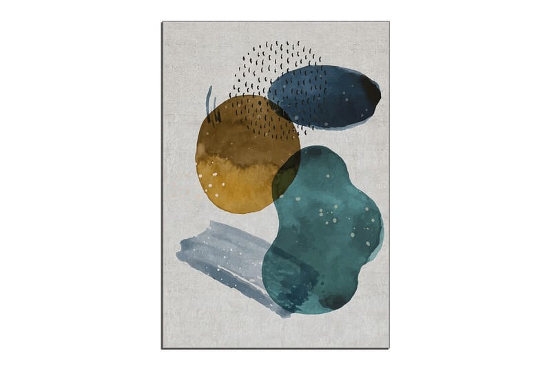 Rainy Wiltonteppe 100x140 cm Rektangulær - Flerfarget - Tekstiler - Tepper & Matter - Moderne tepper - Friezematter