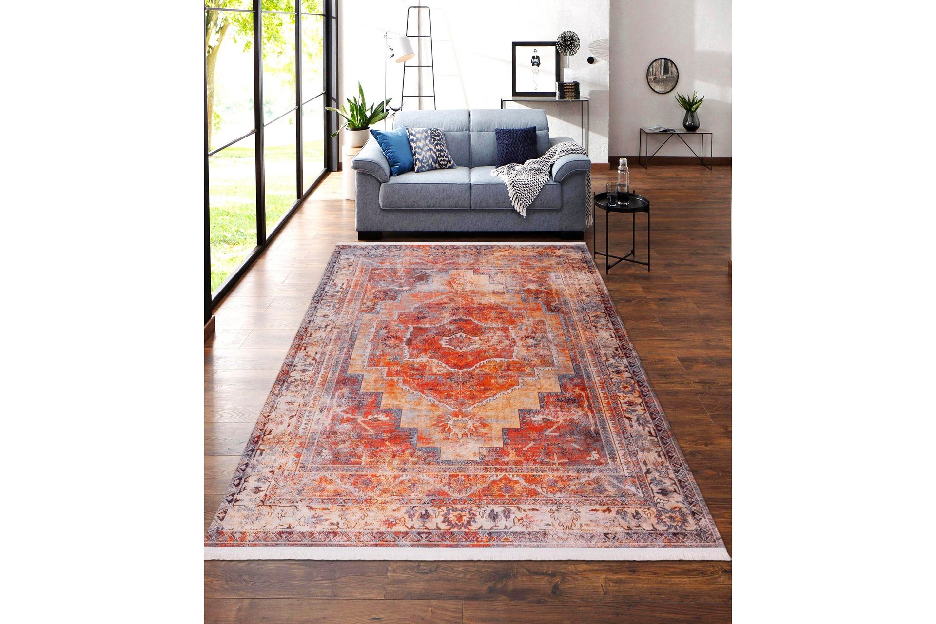Desert Løper 100x300 cm Rektangulær - Flerfarget - Tekstiler - Tepper & Matter - Moderne tepper - Gangmatter