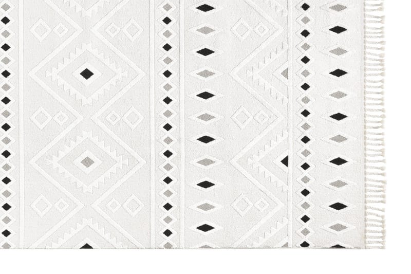 Santorini Wiltonteppe 200x290 cm Rektangulær - Krem/Grå - Tekstiler - Tepper & Matter - Moderne tepper - Wiltontepper