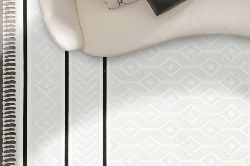 Island Wiltonteppe 100x200 cm Rektangulær - Krem - Tekstiler - Tepper & Matter - Moderne tepper - Wiltontepper