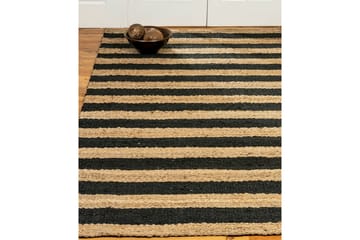 Eddie Juteteppe 160x240 cm Rektangulær - Beige/Svart - Tekstiler - Tepper & Matter - Moderne tepper - Sisaltepper