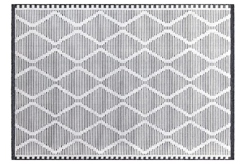 Joanna Wiltonteppe 98x200 cm Rektangulær - Svart/Hvit - Tekstiler - Tepper & Matter - Moderne tepper - Friezematter