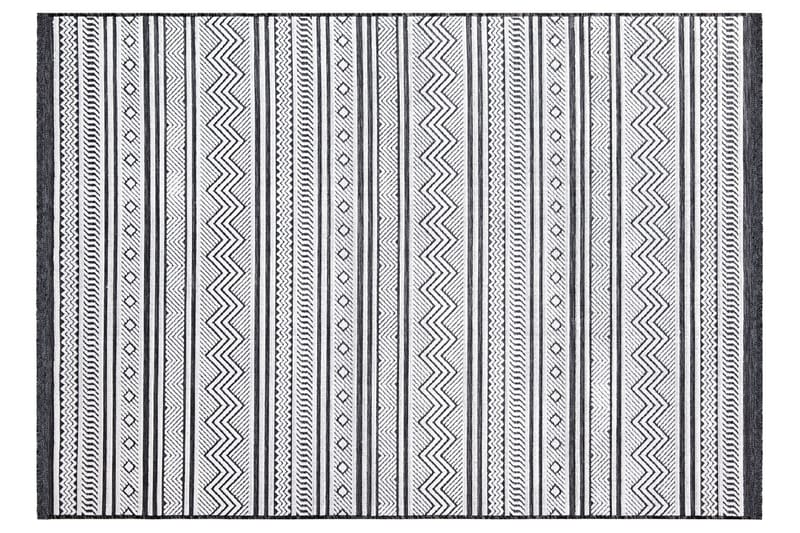 Selenel Wiltonteppe 98x200 cm Rektangulær - Svart/Hvit - Tekstiler - Tepper & Matter - Moderne tepper - Friezematter