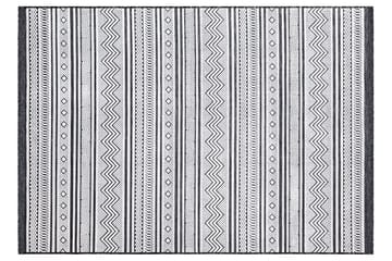Selenel Wiltonteppe 78x150 cm Rektangulær - Svart/Hvit - Tekstiler - Tepper & Matter - Moderne tepper - Friezematter