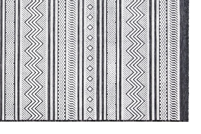 Selenel Wiltonteppe 98x200 cm Rektangulær - Svart/Hvit - Tekstiler - Tepper & Matter - Moderne tepper - Friezematter