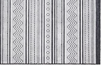 Selenel Wiltonteppe 78x150 cm Rektangulær - Svart/Hvit - Tekstiler - Tepper & Matter - Moderne tepper - Friezematter