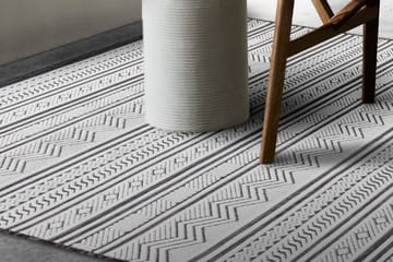 Selenel Wiltonteppe 78x150 cm Rektangulær - Svart/Hvit - Tekstiler - Tepper & Matter - Moderne tepper - Friezematter
