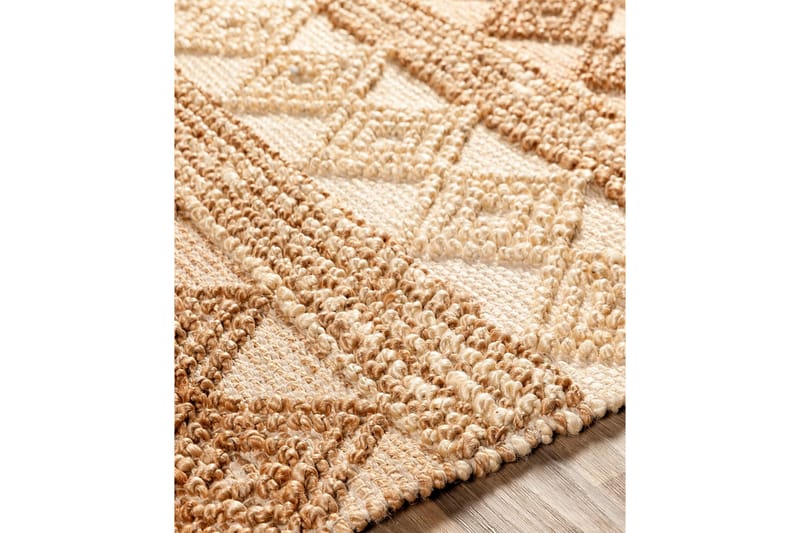 Tofu Juteteppe 90x150 cm Rektangulær - Beige - Tekstiler - Tepper & Matter - Moderne tepper - Sisaltepper