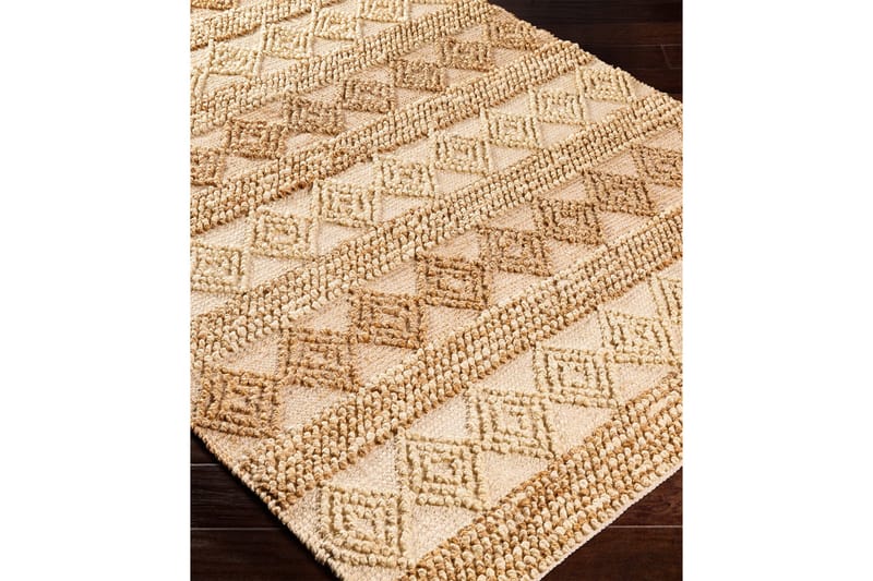 Tofu Juteteppe 90x150 cm Rektangulær - Beige - Tekstiler - Tepper & Matter - Moderne tepper - Sisaltepper