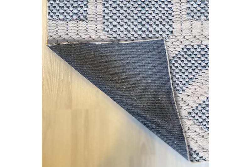 Sante Bomullsteppe 120x180 cm Rektangulær - Blå - Tekstiler - Tepper & Matter - Moderne tepper - Bomullstepper