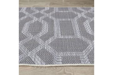Magma Bomullsteppe 140x220 cm Rektangulær - Grå - Tekstiler - Tepper & Matter - Moderne tepper - Bomullstepper