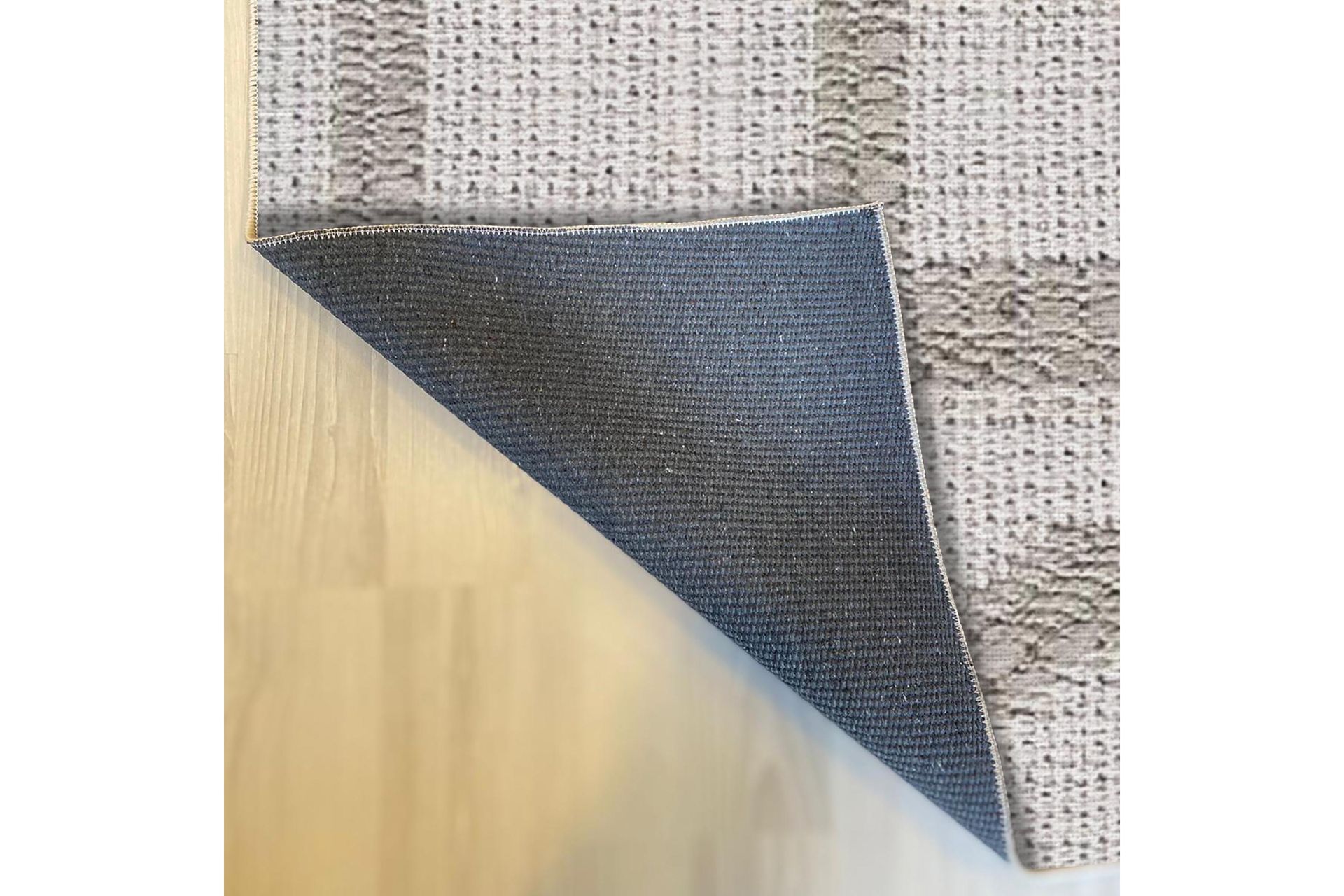 Maltina Bomullsteppe 80x120 cm Rektangulær - Grå - Tekstiler - Tepper & Matter - Moderne tepper - Bomullstepper