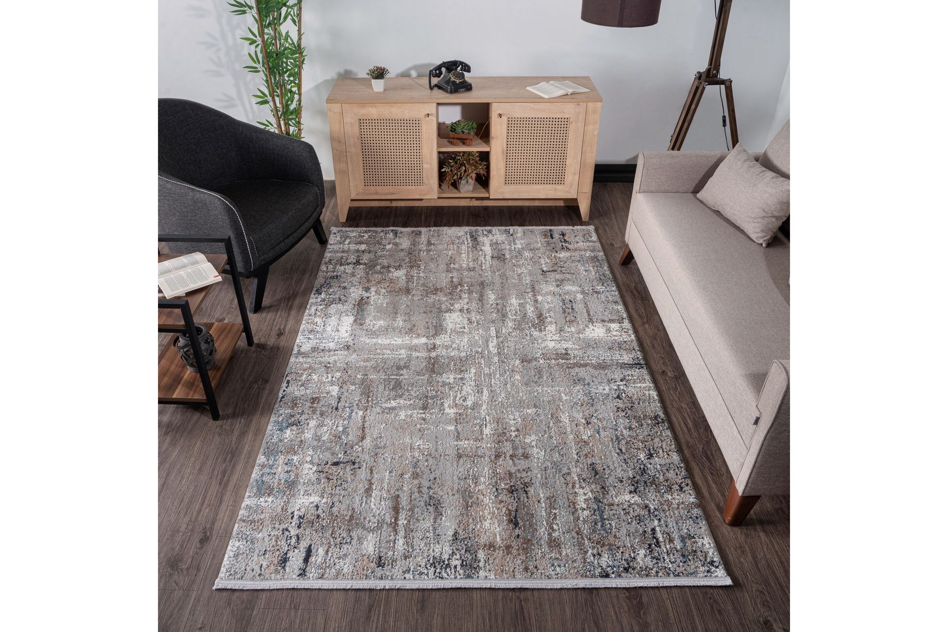 Akasya Wiltonteppe 200x290 cm Rektangulær - Beige - Tekstiler - Tepper & Matter - Moderne tepper - Friezematter