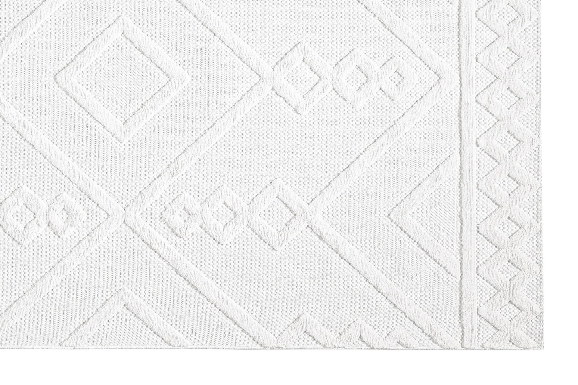 Uvudhulash Wiltonteppe 80x150 cm Rektangulær - Hvit - Tekstiler - Tepper & Matter - Moderne tepper - Wiltontepper