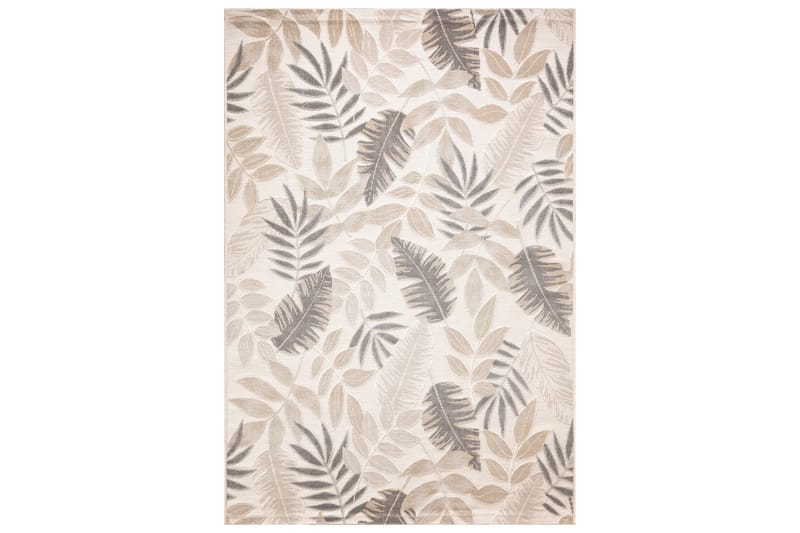 Leaves Løper 78x300 cm Rektangulær - Grå - Tekstiler - Tepper & Matter - Hall matte