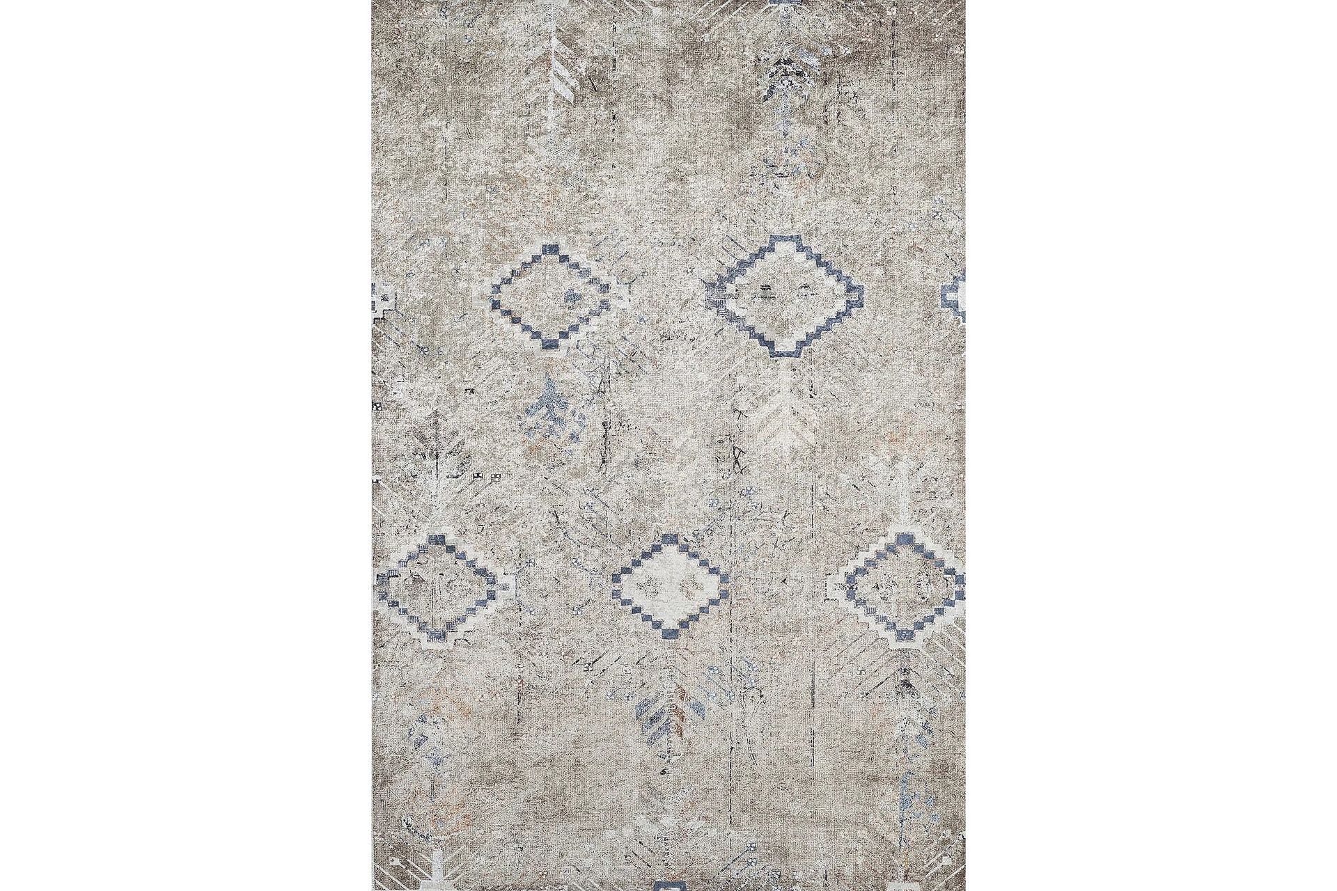 Sabrina Bomullsteppe 100x300 cm Rektangulær - Grå - Tekstiler - Tepper & Matter - Moderne tepper - Bomullstepper
