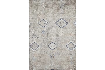 Sabrina Bomullsteppe 100x300 cm Rektangulær - Grå - Tekstiler - Tepper & Matter - Moderne tepper - Bomullstepper