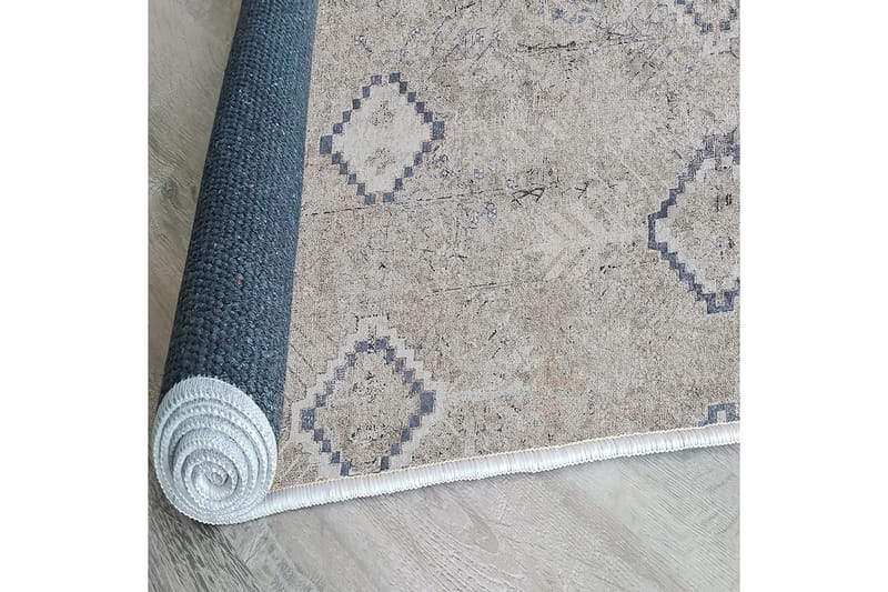 Sabrina Bomullsteppe 100x300 cm Rektangulær - Grå - Tekstiler - Tepper & Matter - Moderne tepper - Bomullstepper