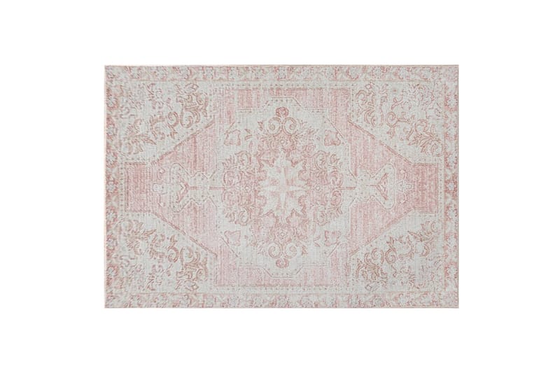 Nilam Bomullsteppe 160x230 cm Rektangulær - Krem - Tekstiler - Tepper & Matter - Moderne tepper - Bomullstepper