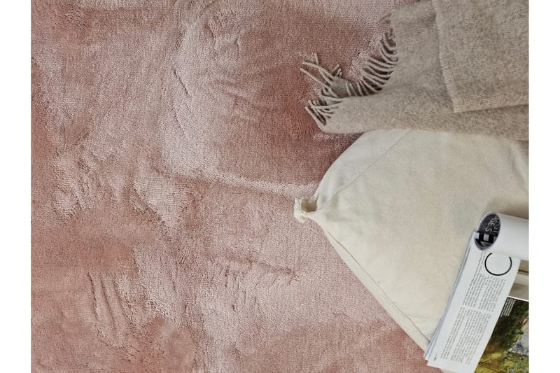 Cozy Ryeteppe 60x120 cm Rektangulær - Rosa - Tekstiler - Tepper & Matter - Moderne tepper - Ryeteppe