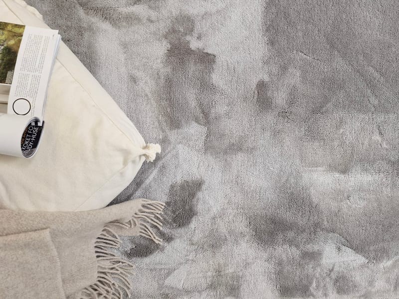 Cozy Ryematte 240x340 cm Rektangulær - Sølv - Tekstiler - Tepper & Matter - Moderne tepper - Ryeteppe