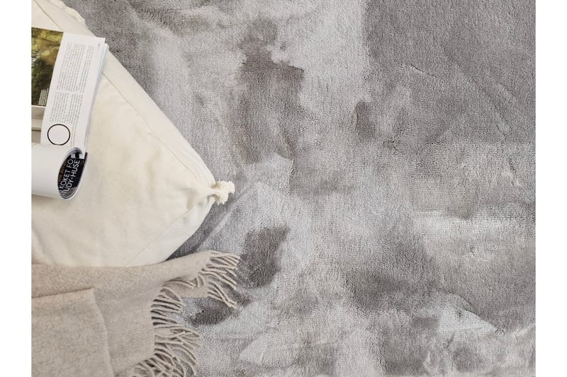 Cozy Ryeteppe Rundt 200 cm - Sølv - Tekstiler - Tepper & Matter - Moderne tepper - Ryeteppe