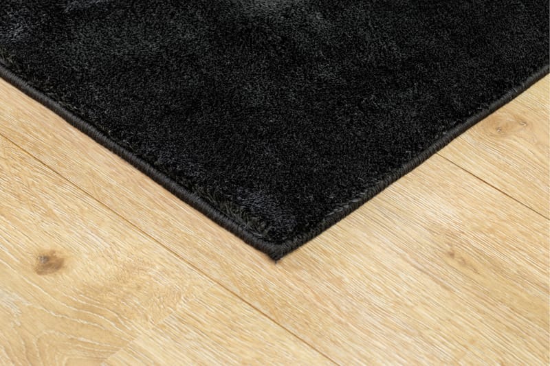 Cozy Ryeteppe 200x290 cm Rektangulær - Svart - Tekstiler - Tepper & Matter - Moderne tepper - Ryeteppe