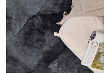 Cozy Ryeteppe 60x120 cm Rektangulær - Svart - Tekstiler - Tepper & Matter - Moderne tepper - Ryeteppe