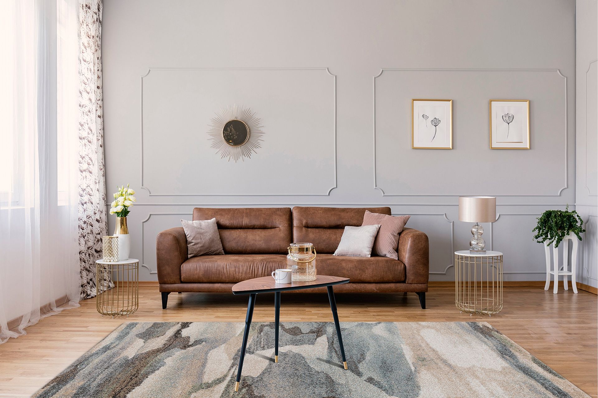Kingston Frizematte 140x200 cm - Flerfarget - Tekstiler - Tepper & Matter - Moderne tepper - Friezematter