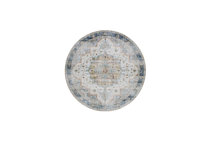 Tarfaya Fryseteppe Rund 200 cm - Krem - Tekstiler - Tepper & Matter - Moderne tepper - Friezematter
