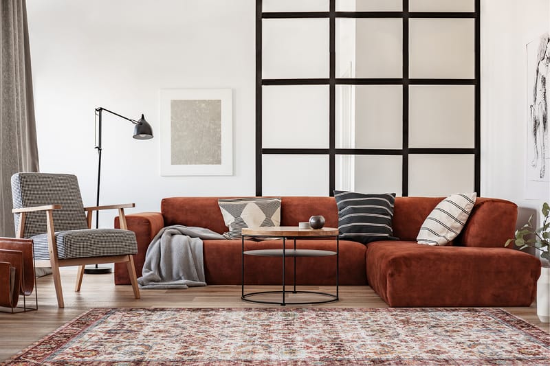 Tarfaya Fryseteppe 240x340 cm - Vinrød - Tekstiler - Tepper & Matter - Moderne tepper - Friezematter