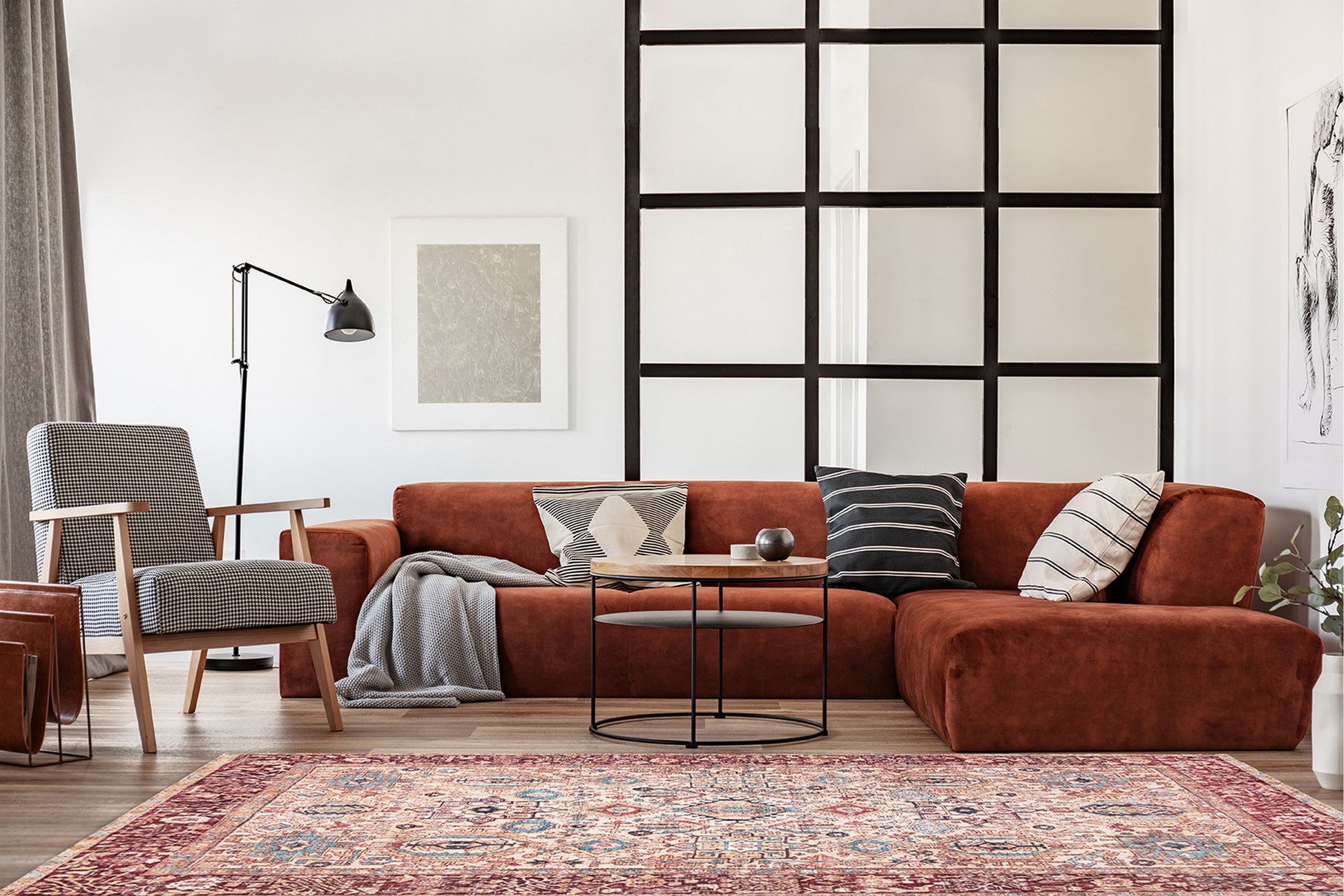 Tarfaya Frizematte 200x290 cm - Rust - Tekstiler - Tepper & Matter - Moderne tepper - Friezematter