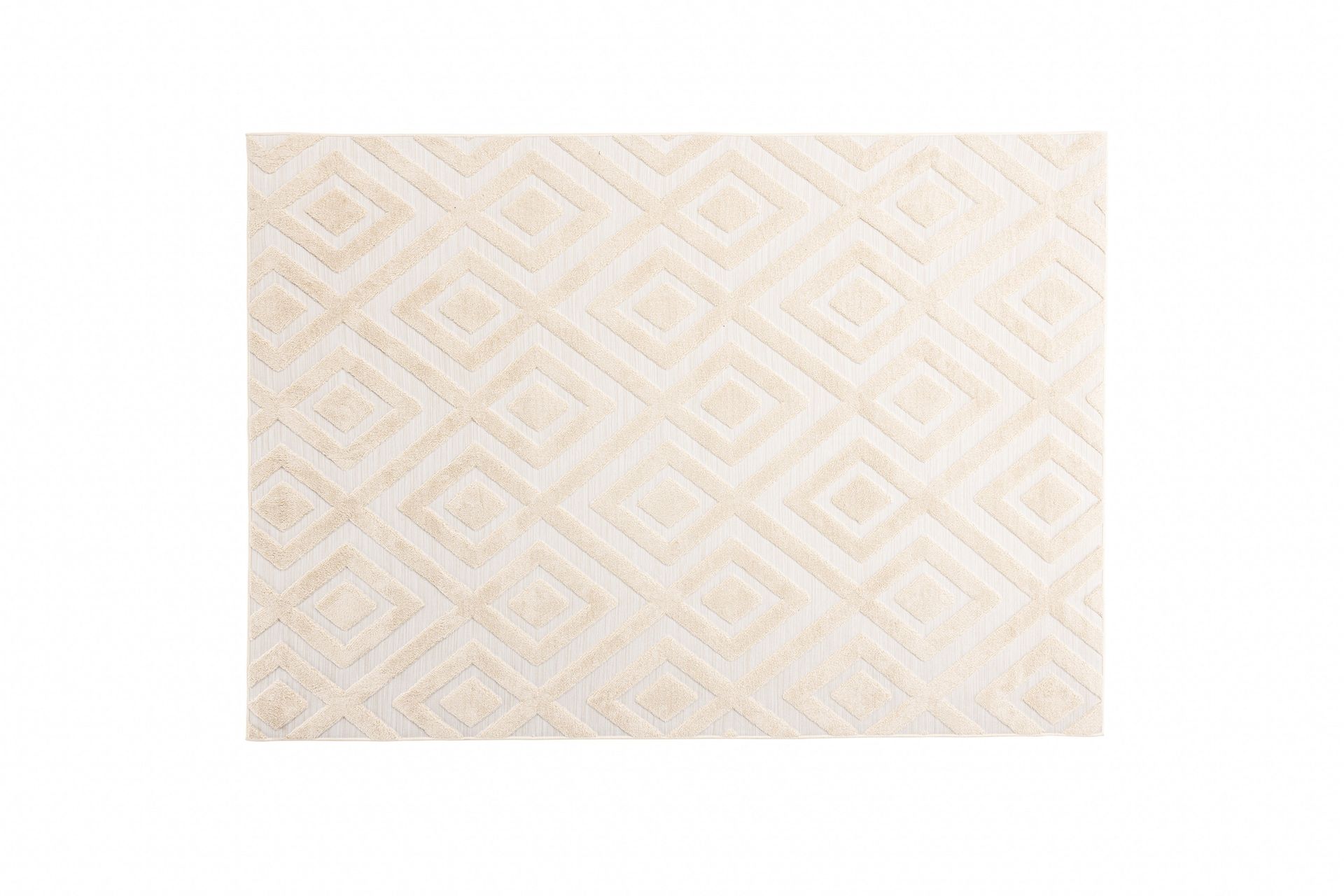 Pia Ryeteppe 160x230 cm - Beige - Tekstiler - Tepper & Matter - Moderne tepper - Ryeteppe