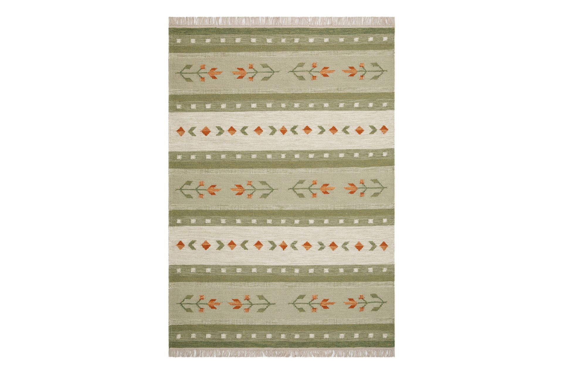 Fagersta Ullteppe 160x230 cm - Grønn - Tekstiler - Tepper & Matter - Moderne tepper - Ullteppe