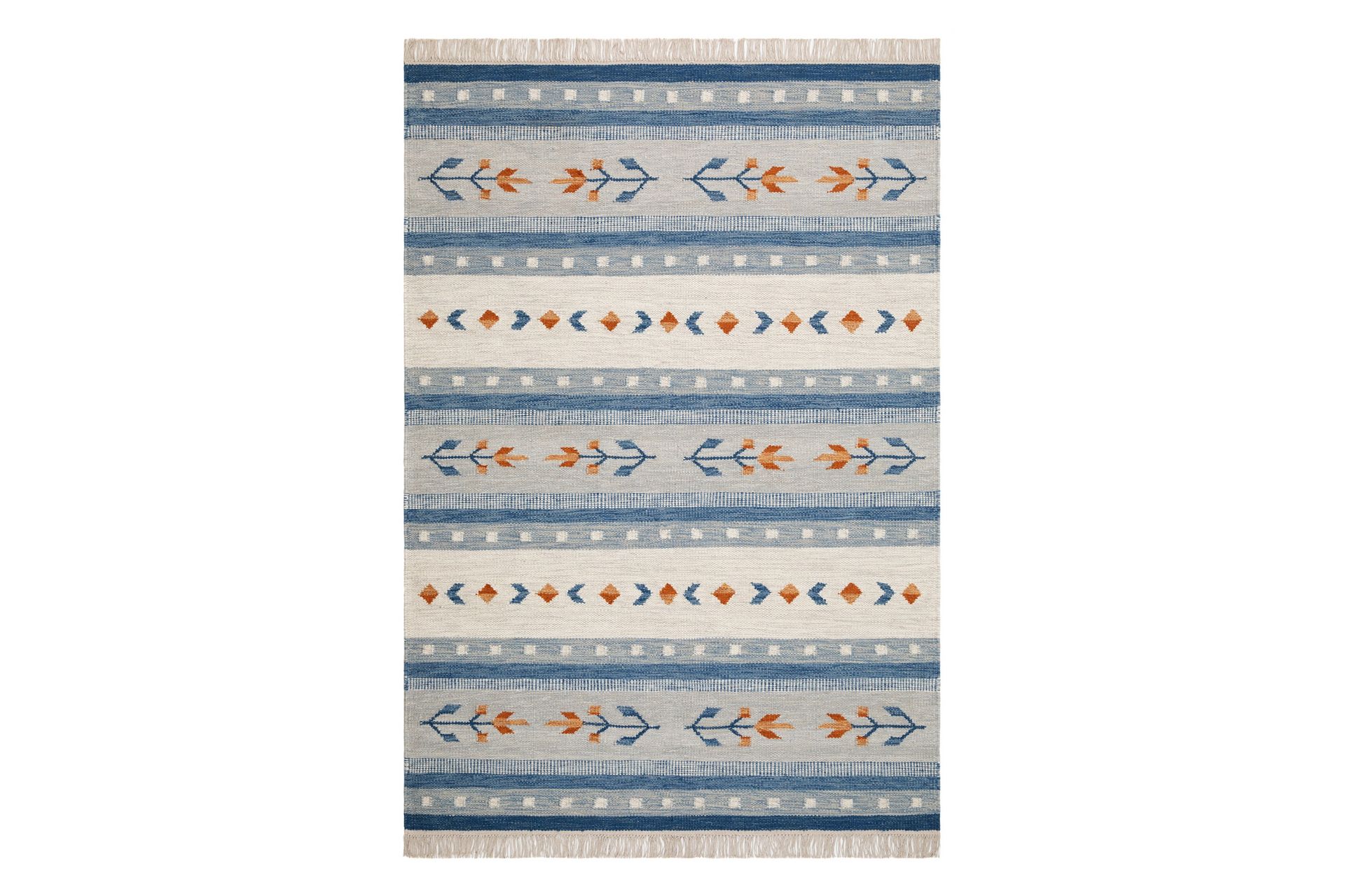 Fagersta Ullteppe 160x230 cm - Blå - Tekstiler - Tepper & Matter - Moderne tepper - Ullteppe