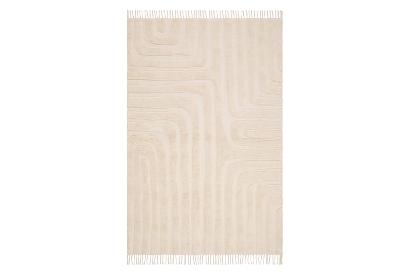 Marokko Bomullsteppe 240x340 cm - Krem - Tekstiler - Tepper & Matter - Moderne tepper - Bomullstepper