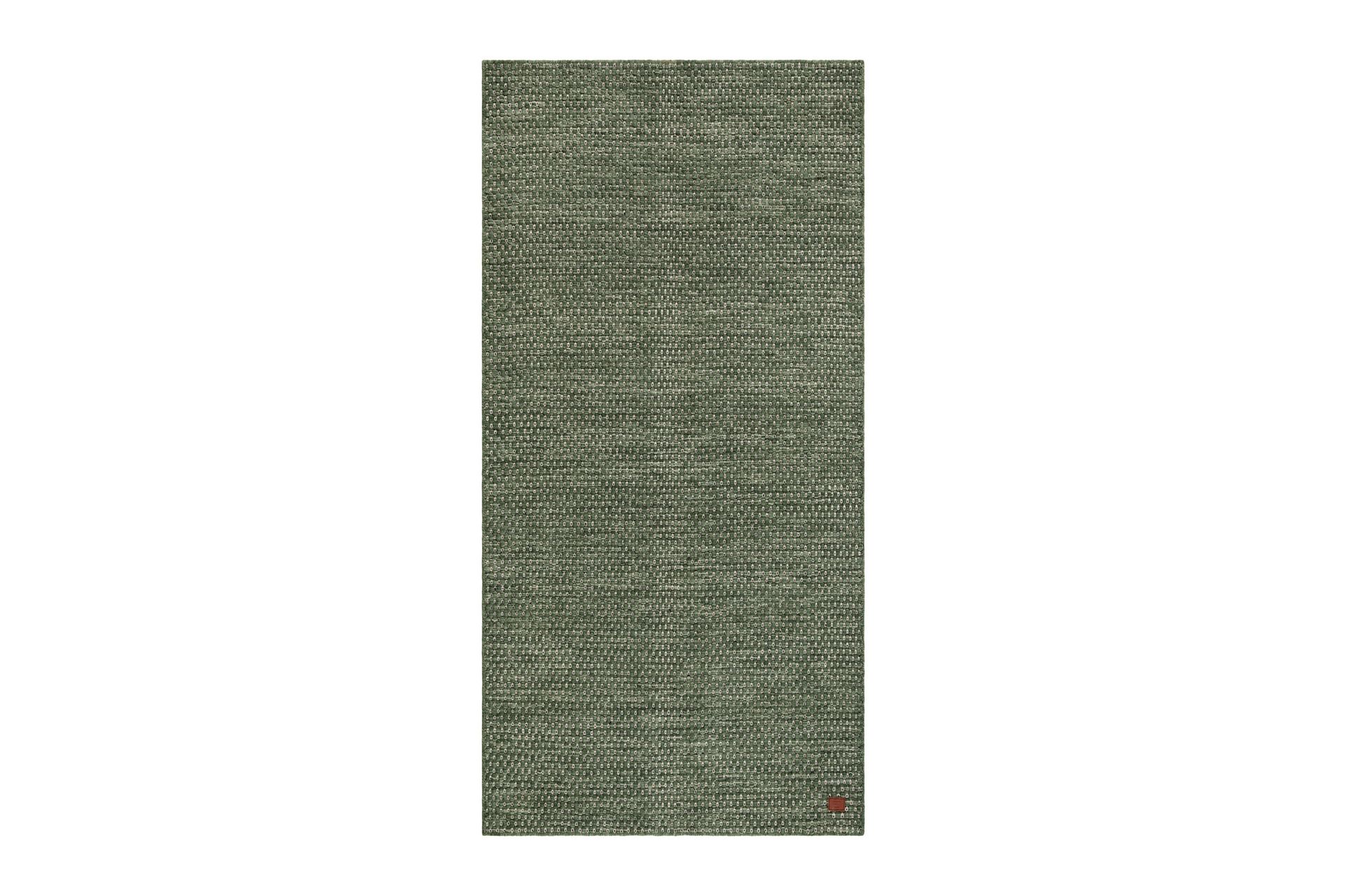 Torekov Ullteppe 75x230 cm - Grønn - Tekstiler - Tepper & Matter - Moderne tepper - Ullteppe
